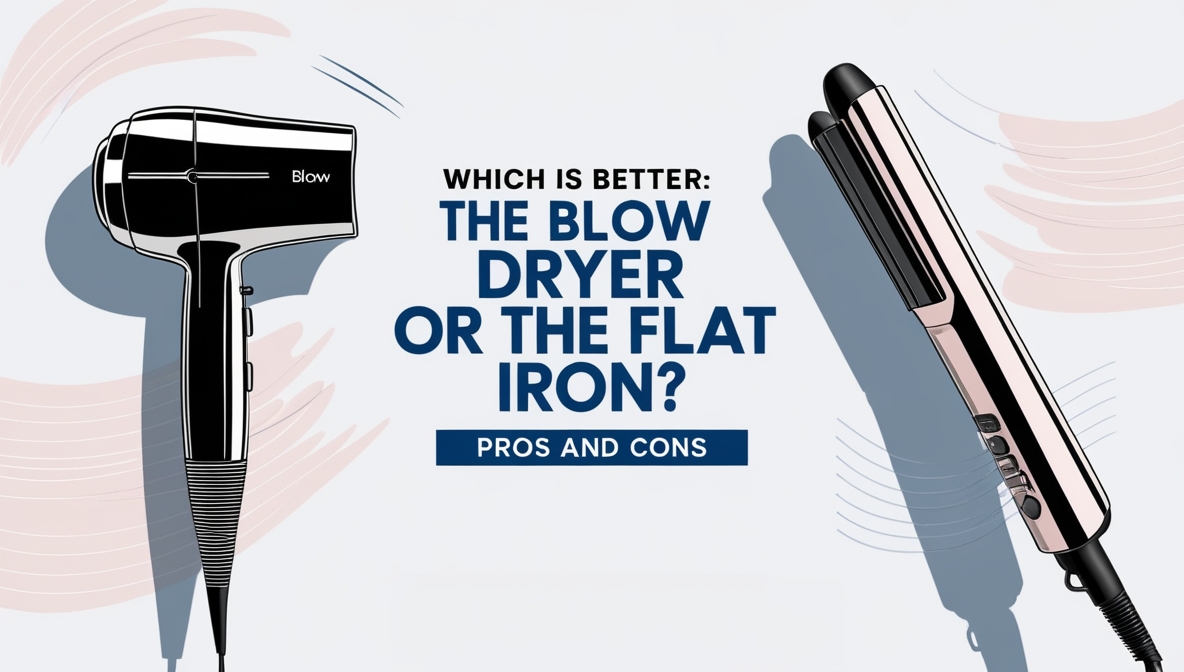 Which is Better: The Blow Dryer or the Flat Iron? Pros and Cons